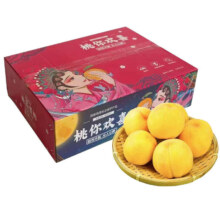 京东百亿补贴、plus会员:愉果 山东蒙阴黄桃 5斤优选单果125g+ 优选装