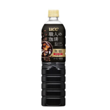 plus会员:悠诗诗（UCC）职人低糖黑咖啡 饮料 原装进口 900ml/瓶