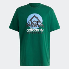 adidas探险系列宽松印花运动上衣圆领短袖T恤男装阿迪达斯三叶草
