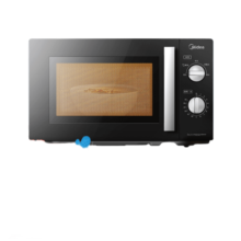 美的（Midea）家用微波炉 微碳系列 800W变频 旋钮360度转盘加热/5档火力/20升小型/一级能效 （PM20A1） PM20A1