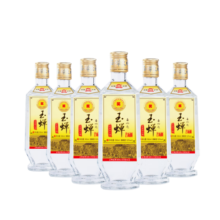玉蝉老酒泸州玉蝉大曲光瓶口粮酒 浓香型白酒纯粮固态酿造 52度 500mL 6瓶 整箱