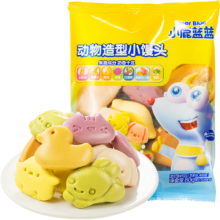 plus会员：Deer Blue 小鹿蓝蓝 动物造型小馒头 80g *5件