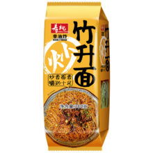 PLUS：寿桃竹升面 广东竹升面 云吞面380g