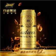 Budweiser 百威 美式拉格黑金啤酒 500ml*12听*2件