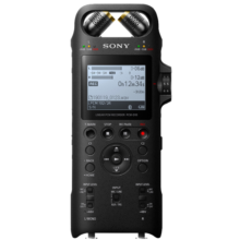 索尼（SONY） PCM-D10专业数码录音笔 高解析度数字智能降噪 卡侬无损音质播放大直径双麦克风 黑色