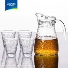 LOVWISH 乐唯诗 锤纹玻璃杯 1壶4杯