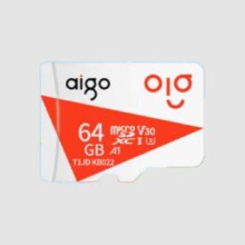 PLUS：爱国者 64GB TF存储卡