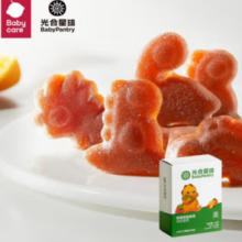 ≥99%水果成分！BabyPantry 光合星球 侏罗纪队长棒棒果糕 香蕉草莓味 45g