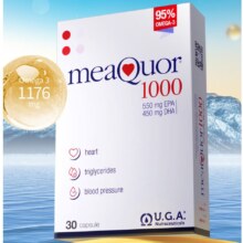 PLUS会员、需首单：金凯撒 深海鱼油软胶囊 omega-3 30粒*3件
