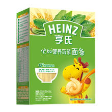 88VIP会员：Heinz 亨氏 优加小麦无盐营养菠菜面252g/盒