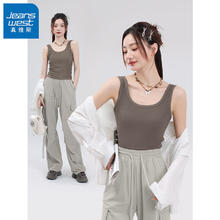 JEANSWEST 真维斯 方领背心女装
