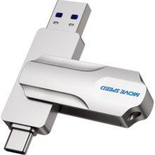 移速（MOVE SPEED）【ljq同款】Type-C USB3.2  高速两用  双接口手机电脑u盘15系列通用 安卓苹果平板笔记本优盘 灵动Pro系列（全面兼容） 64GB