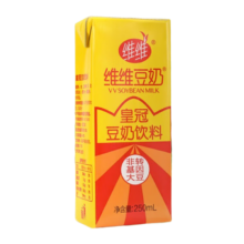 维维皇冠豆奶饮料六连包250ML*6*4盒 豆香浓郁 早餐一瓶好营养