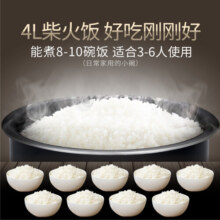 苏泊尔（SUPOR）电饭煲迷你电饭锅4L容量智能24小时预约多功能电饭煲 CFXB40FC829D-75