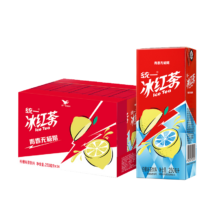 PLUS会员：统一 冰红茶 柠檬味红茶饮料 250ml*24盒*4件