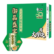 店铺会员、plus会员：康师傅方便面 御品盛宴 日式叉烧豚骨面147g*6盒