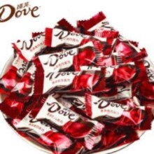 Dove 德芙 丝滑牛奶巧克力 4.5g 黑巧半斤装 约50颗