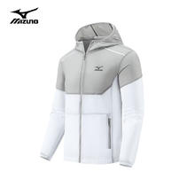 Mizuno 美津浓 户外休闲皮肤衣男士薄款夹克