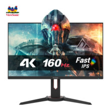 优派（ViewSonic） 27英寸4K原生160Hz电竞显示器FastIPS 1MS(GTG)响应 VX2758-4K-PRO-3 HDMI2.1 升降旋转底座