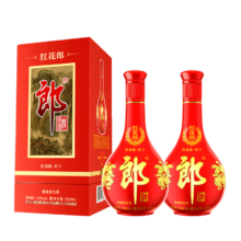 puls会员：郎酒 红花郎十 53度酱香型 500ml*2瓶
