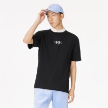 李宁 运动t恤男式时尚文化衫