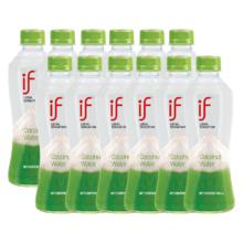if 泰国进口if椰子水微甜不腻饮料350ml*12瓶