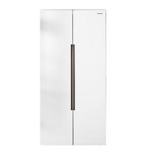 Panasonic 松下 570升家用对开门冰箱 自由嵌入式 超薄大容量双开门 冷冻王冰箱 磨砂白NR-JB57WPA-W