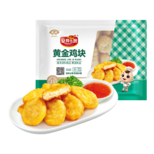 需换购、plus会员：安井 黄金鸡块 500g 约20个 上校鸡块麦乐鸡炸鸡 空气炸锅油炸小吃