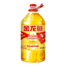 4日0点，限量3000件：金龙鱼食用油 非转基因 金装 黄金比例零反式脂肪食用植物调和油4L