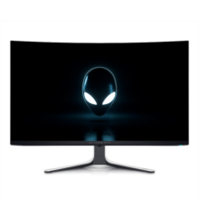 外星人（ALIENWARE）31.5英寸 曲面显示器 4K 240Hz 0.03ms QD-OLED G-SYNC低蓝光 游戏高刷屏AW3225QF