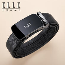 ELLE HOMME 法国品牌皮带男士真皮自动扣