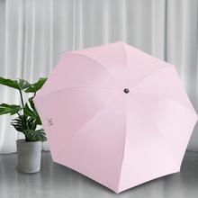 盼偶遇黑胶防晒晴雨两用UV太阳伞
