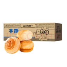 puls会员：三只松鼠 手撕面包 500g