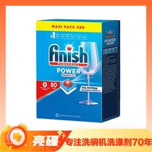 大机型适用、PLUS会员：finish 亮碟 经典洗碗块 80块