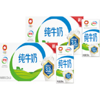 yili 伊利 纯牛奶200ml*24盒*2箱优质乳蛋白学生营养早餐奶