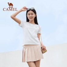 88vip：骆驼 零感防晒户外圆领速干T恤女