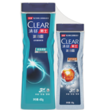 CLEAR 清扬 男士古龙香氛沐浴露组套 海洋香氛400g+活力运动180g