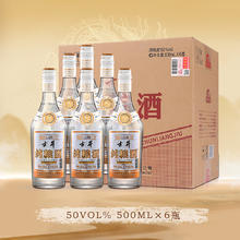 古井贡酒 浓香型白酒古井纯粮50度500ml×6瓶