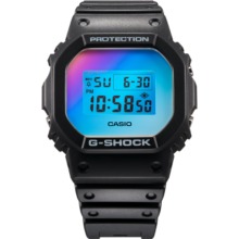 卡西欧（CASIO） G-SHOCK SUN REFLECT夏日炫色系列时尚运动防水手表 DW-5600SR-1PR
