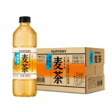 需抢券、限时、plus会员：三得利 大麦茶 0糖0脂0能量 植物茶麦茶饮料 500ml*15瓶 整箱装