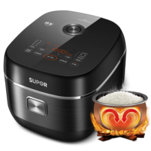 苏泊尔（SUPOR）电饭煲电饭锅IH加热球釜不粘内胆升级活芯浸泡柴火饭杂粮饭快煮饭煮粥家用智能多功能 铜晶球釜 3L