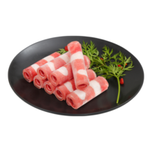 羊倌叔叔火锅食材 国产雪花肥牛卷500g生鲜牛肉冷冻(新老包装随机发货)