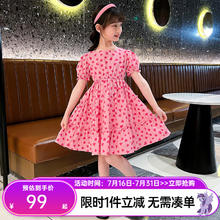 小马宝莉 女童 公主裙 2024夏 连衣裙