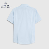 Brooks Brothers 男士春秋美式棉质免烫修身短袖正装衬衫