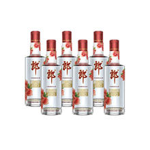 百亿补贴：LANGJIU 郎酒 顺品郎 浓酱兼香型光瓶纯粮食酒自饮口粮酒 45度 280mL*6瓶