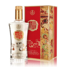 五粮液股份 金碧辉煌 丝绸款 浓香型白酒 52度 500ml 单瓶装