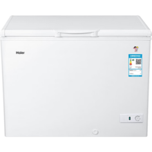 Haier300升卧式低霜商用家用冰柜 大容量冷藏柜冷冻柜小冰柜家用母乳小型冰箱冷柜BC/BD-300GHD以旧换新