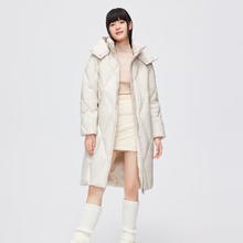 京东PLUS：BOSIDENG 波司登 冬季女士加长款90绒羽绒服 反季清仓 B20145608