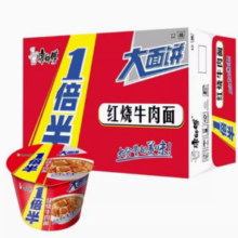 康师傅 1倍半 红烧牛肉面110G*12桶