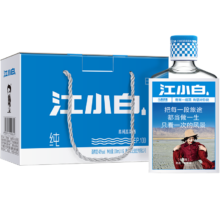 PLUS会员: 江小白 P100纯饮表达瓶 清香型白酒 40度 100ml*6瓶 整箱装